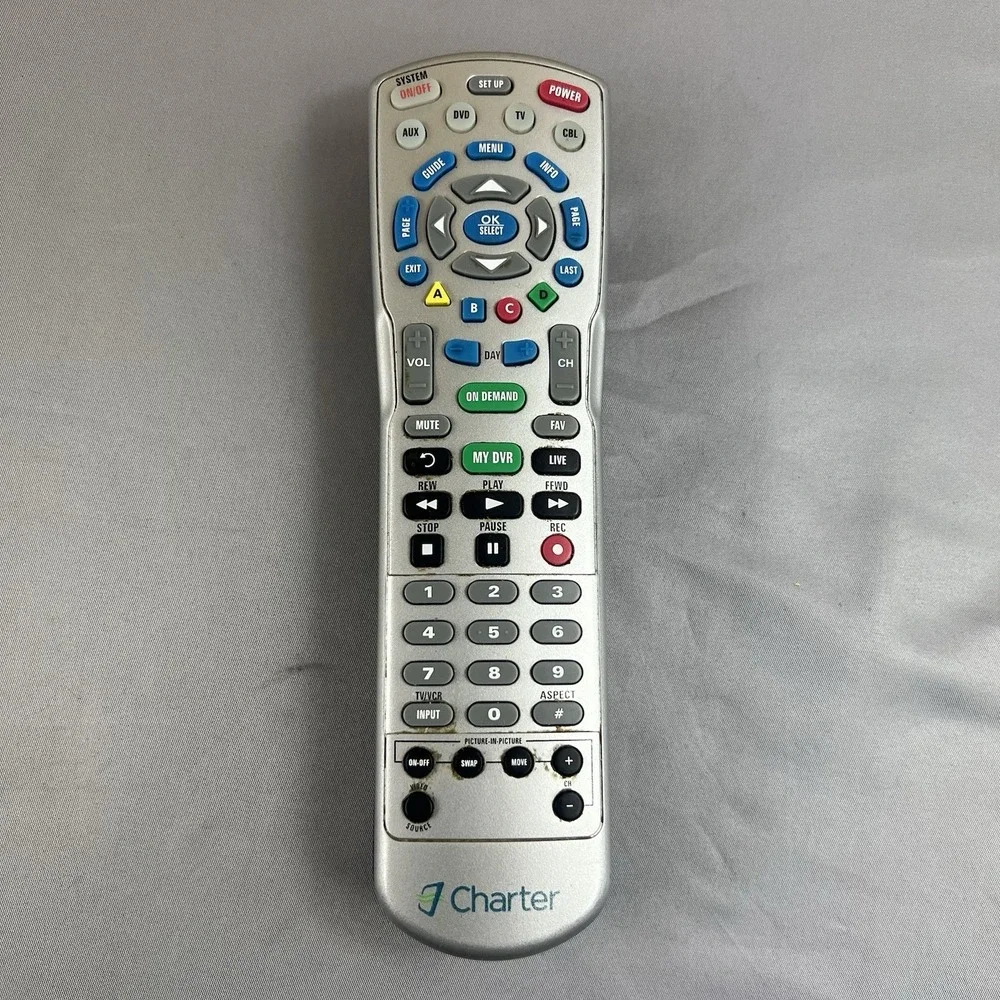 Charter Cable Box Remote Control C131207 for HDTV DVR On Demand
